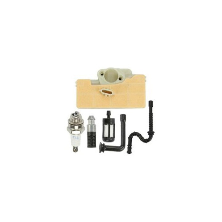 Légszűrő készlet STIHL 029 039 MS290 MS310 MS390 láncfűrészhez, üzemanyagszűrővel, gyújtógyertyával, olajszűrővel, üzemanyagvezetékkel, olajvezetékkel, impulzusvezetékkel