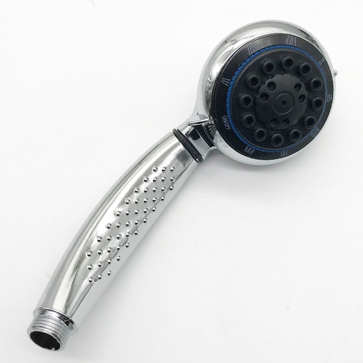Cap de dus cu economie de apa, 9 functii de spray, cromat