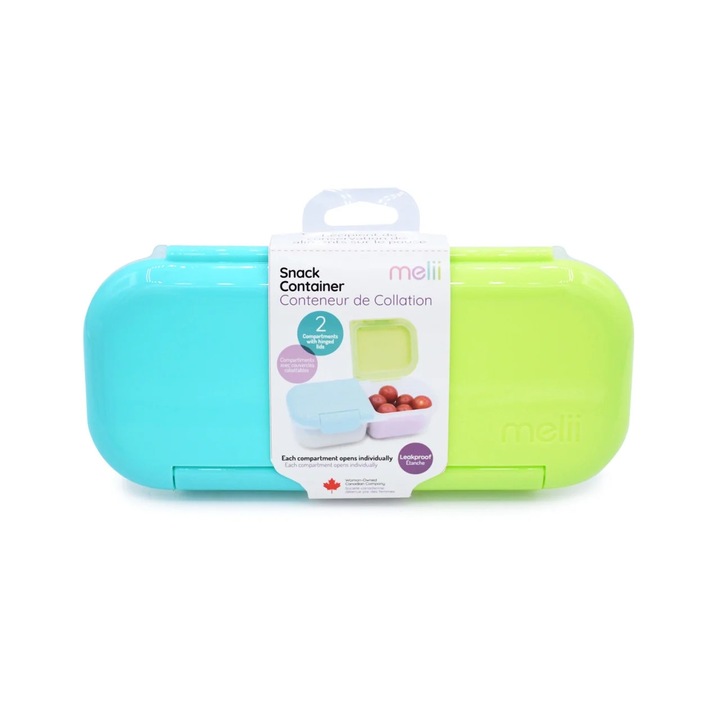 Cutie Snack Melii 2 Rekeszes, Kaktusz Páfrány Zsálya, 18.5x6.5x8.5cm, többszínű