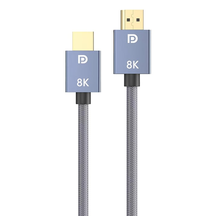 DisplayPort 1.4 kábel, rikbo, 8K 60Hz, 4K 120Hz, 2 méter