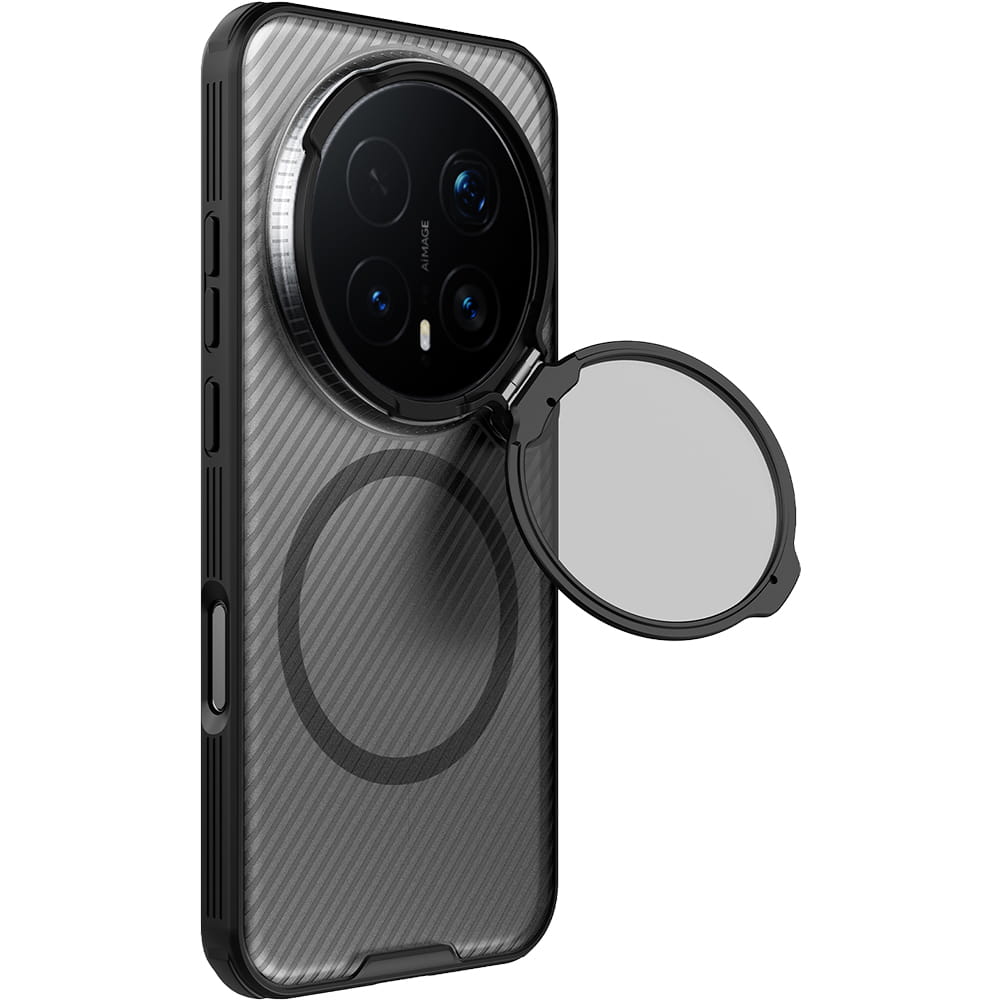 Husa, Nillkin CamShield Prop Magnetic pentru Honor Magic8 Pro, Translucid Cu Negru