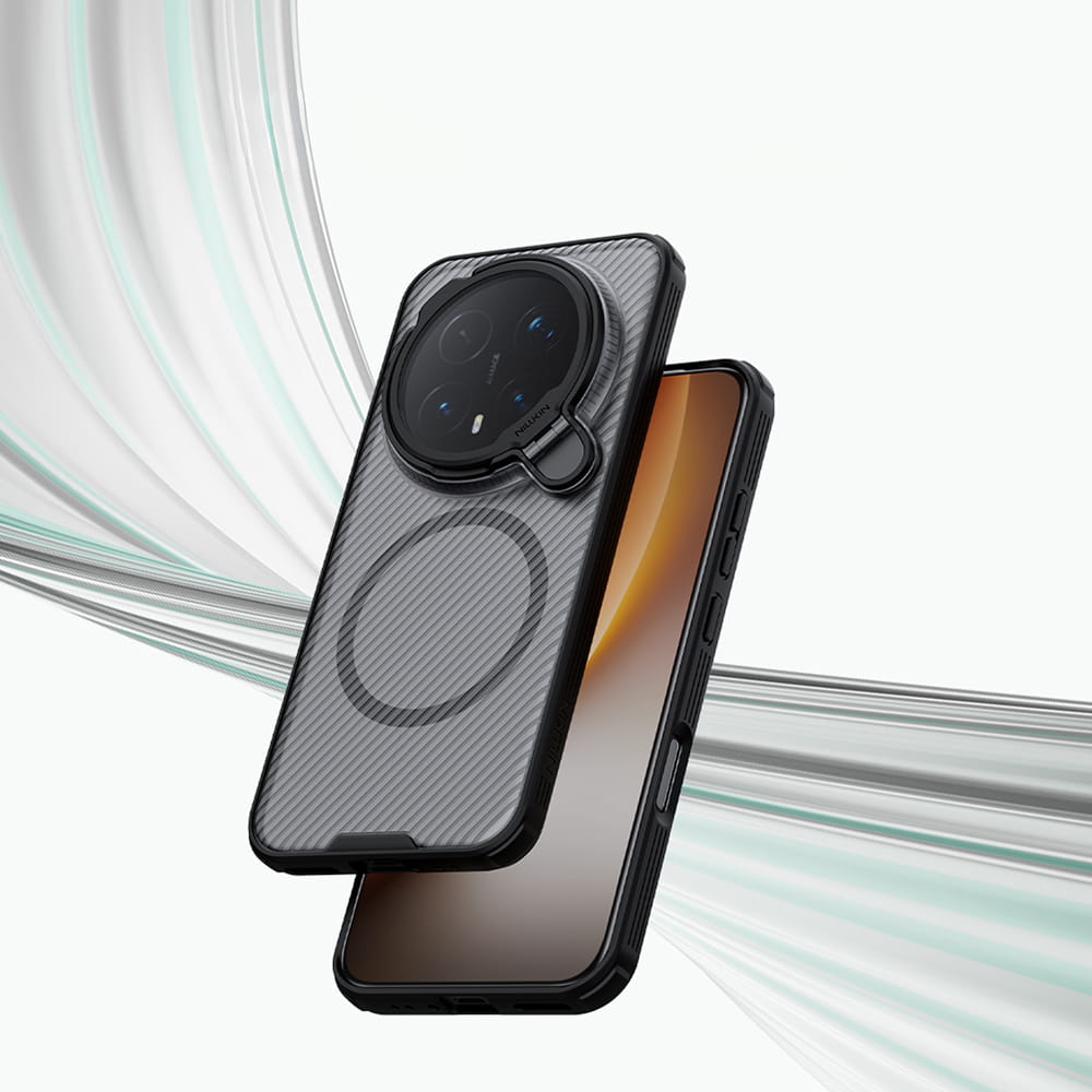 Husa, Nillkin CamShield Prop Magnetic pentru Honor Magic8 Pro, Translucid Cu Negru