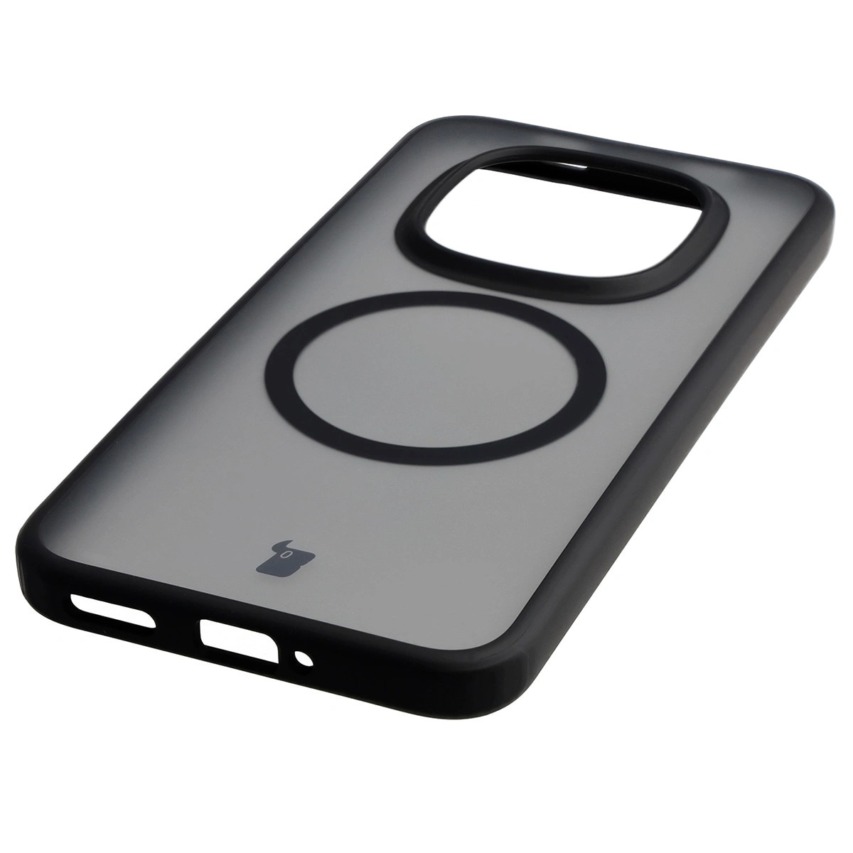 Husa, Bizon Case MatteO pentru Xiaomi Redmi Note 15 Pro 5G, Fumuriu-Negru