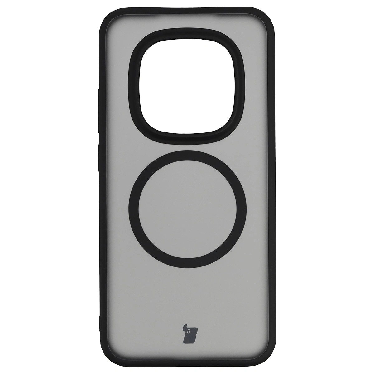 Husa, Bizon Case MatteO pentru Xiaomi Redmi Note 15 Pro 5G, Fumuriu-Negru