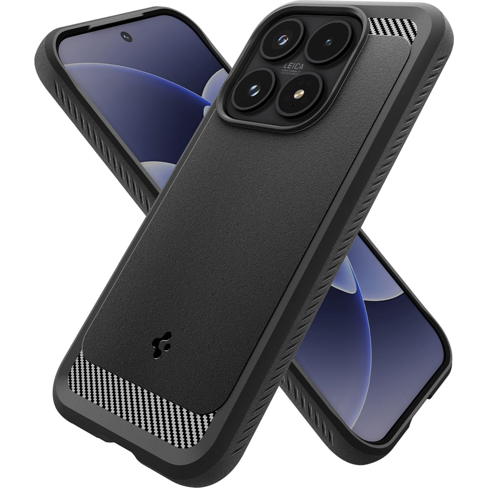 Husa, Spigen Rugged Armor pentru Xiaomi 17, Negru
