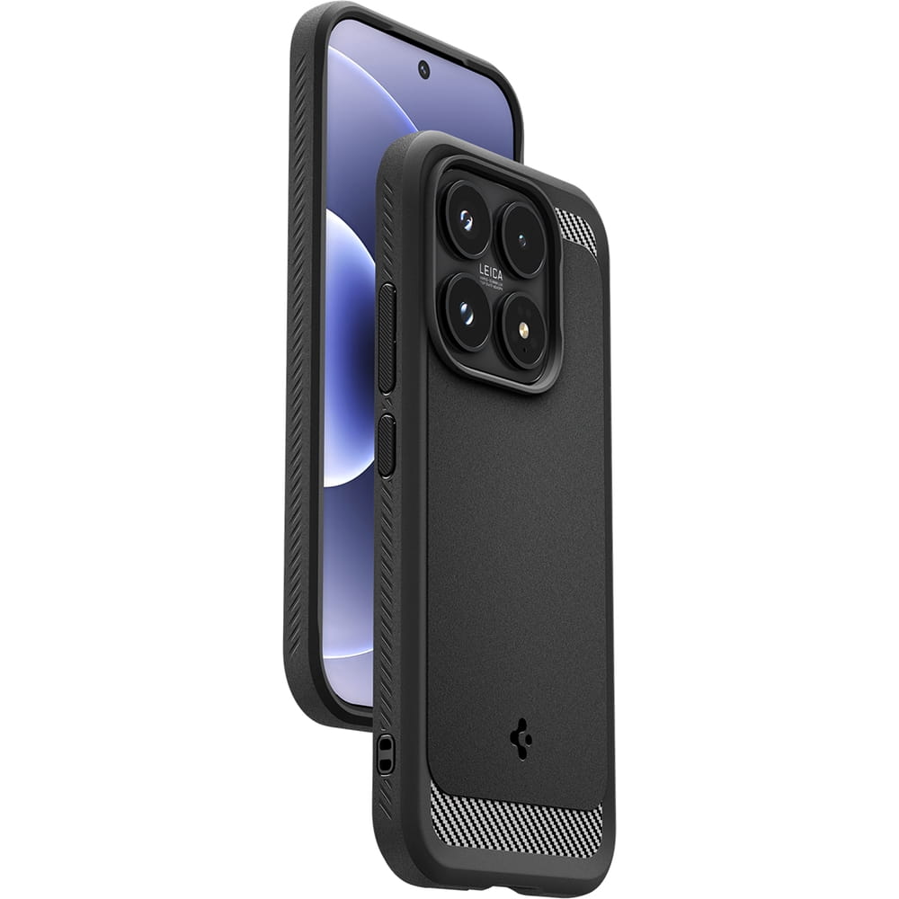 Husa, Spigen Rugged Armor pentru Xiaomi 17, Negru