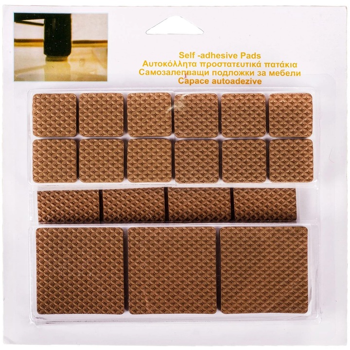 Capace Autoadezive de Protectie, 52buc, 4.5x3.2x2.2cm, multicolor