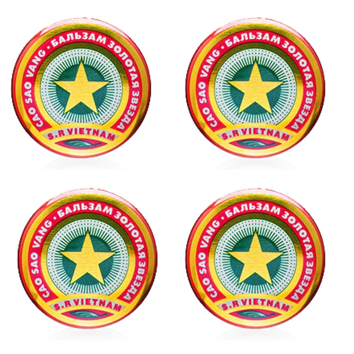 Balzsam Golden Star Balm, 10g, 4 darab