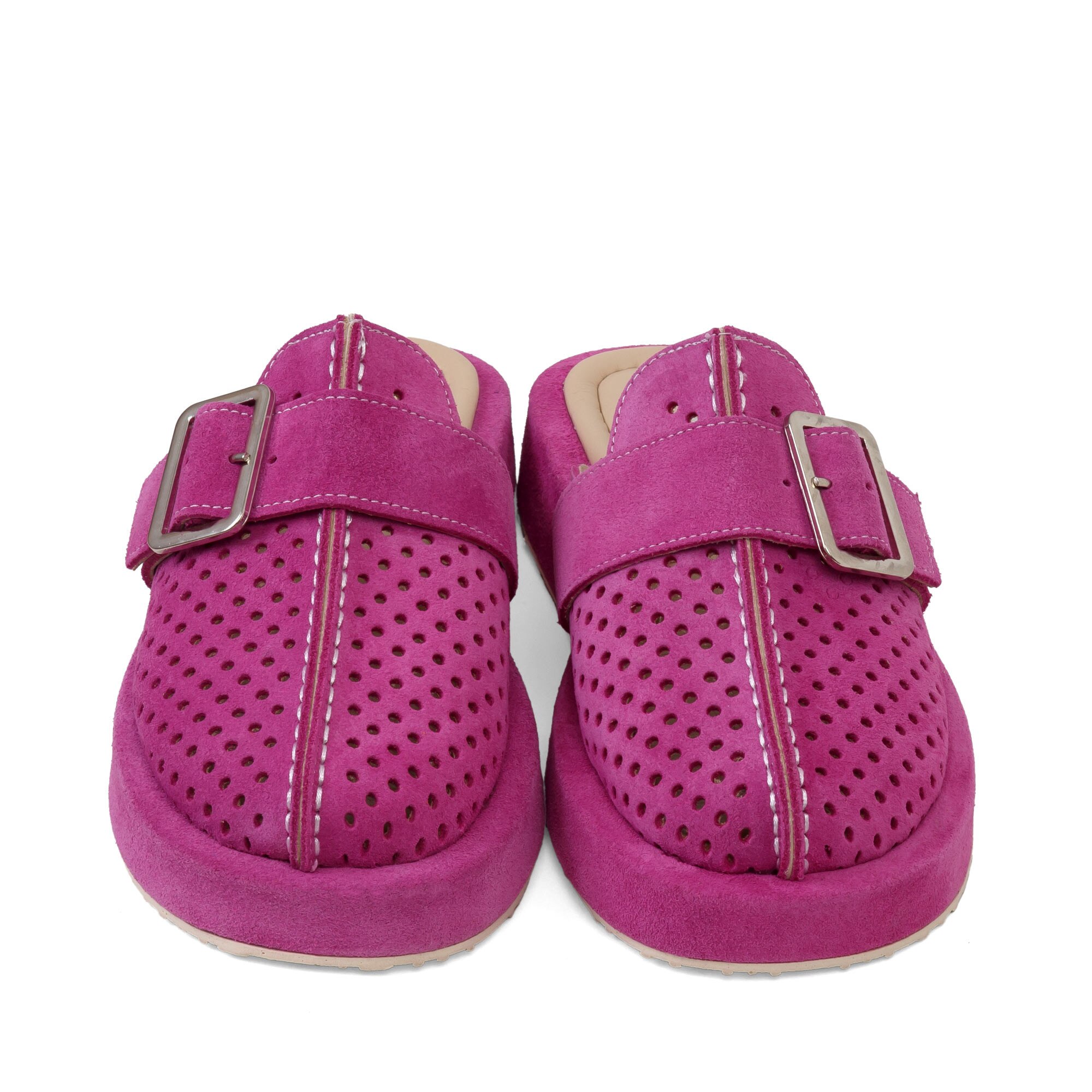 Slapi RUBY - piele naturala roz - 38 - eMAG.ro