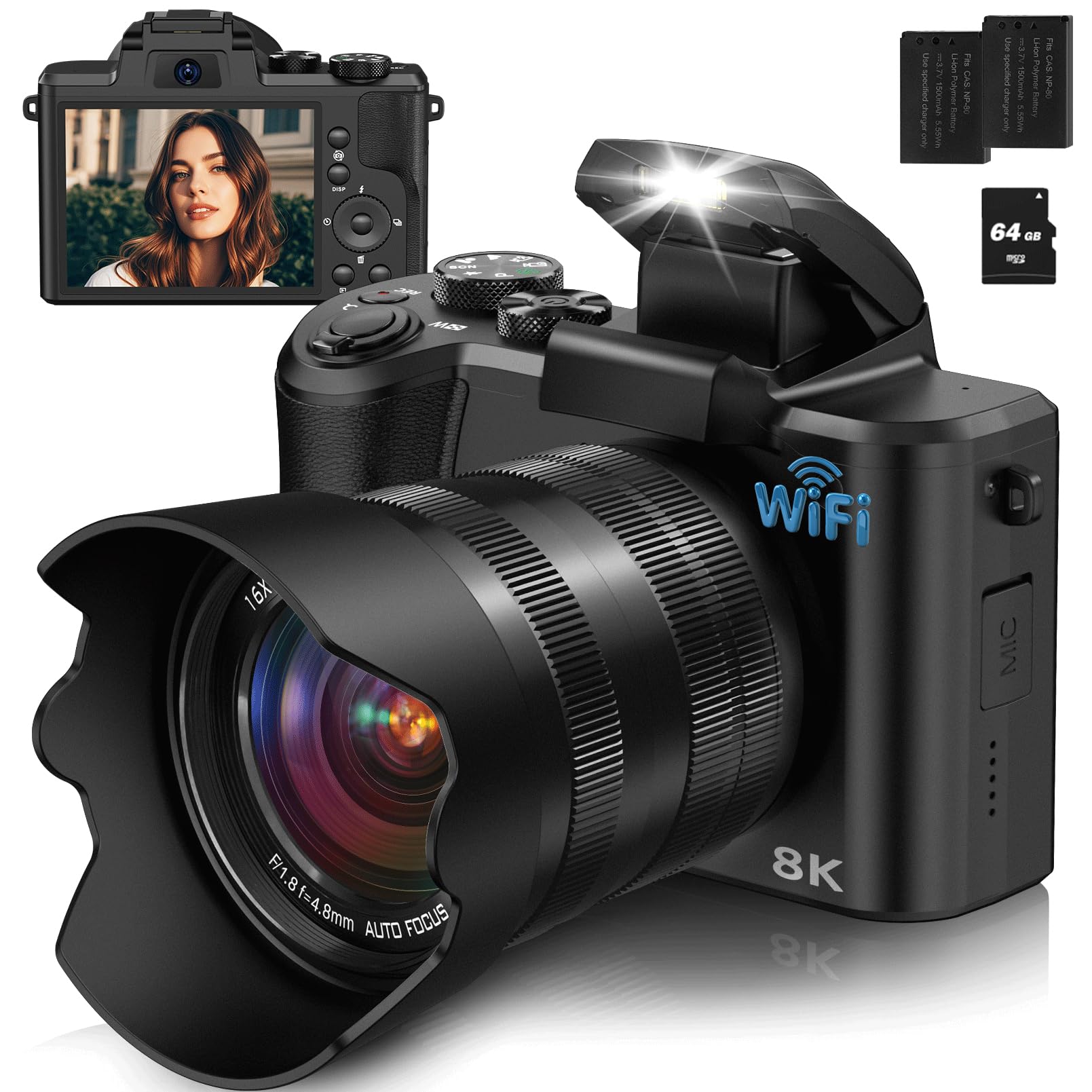 Aparat foto digital Nikon COOLPIX AW120, 16MP, Wi-Fi, GPS, Black