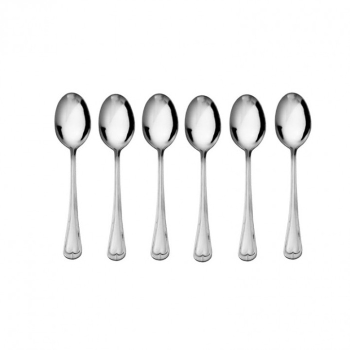 Set 6 lingurite pentru cafea CULINARO FLORENCE 1, 2mm, inox