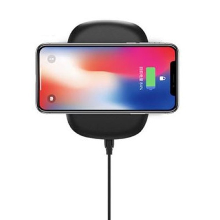 Joyroom JR-A12 vezeték nélküli töltő, 5W teljesítmény, Qi töltés, MagSafe kompatibilis, fekete