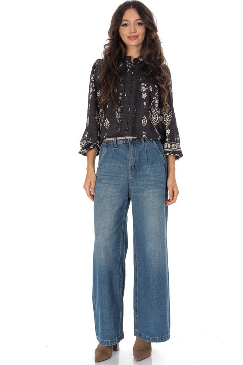 Női wide leg farmer négy zsebbel, Aimelia TR564