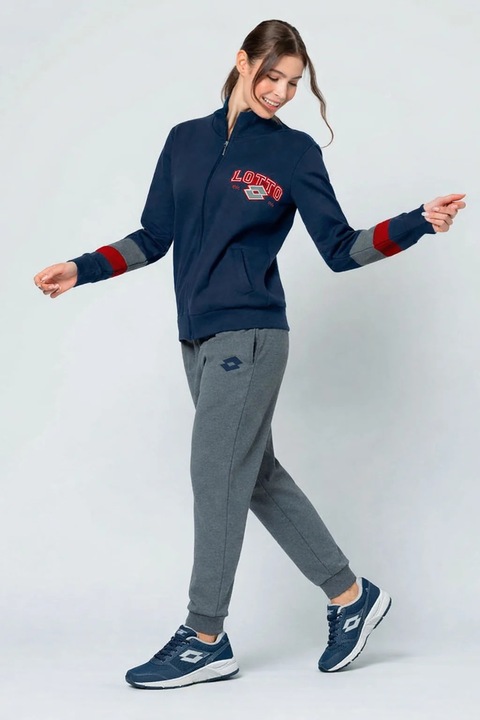 Дамски анцуг Lotto LA6075, спортен комплект с блуза и панталон, син, Син