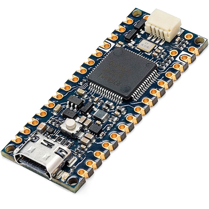 Microcontroler Elektroweb Arduino Nano R4, 5V, DAC 12 biți, 256 KB Flash, 45x18mm