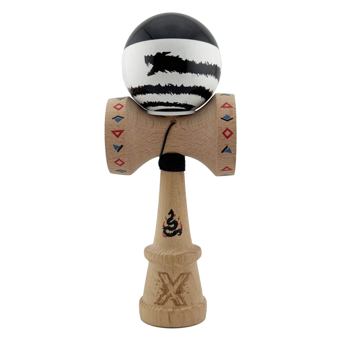 Kendama X Originala, Profesionala, Flippy, BLACK DRAGON, Super