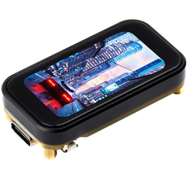 ESP32-S3 kártya, Elektroweb, 1.47" érintőképernyő, 16 MB Flash, Wi-Fi és BLE csatlakozás
