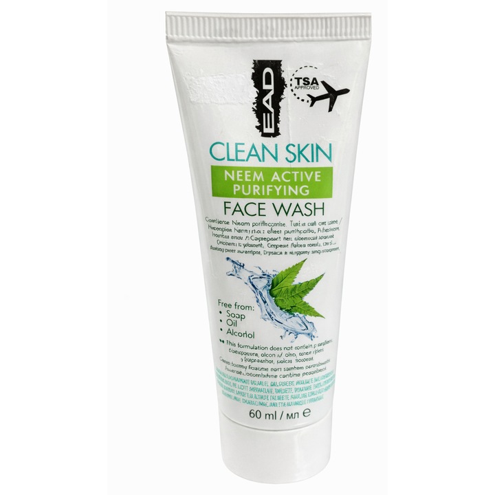 Spumă de curățare față Ead Clean Skin, 60 ml, pentru ten gras