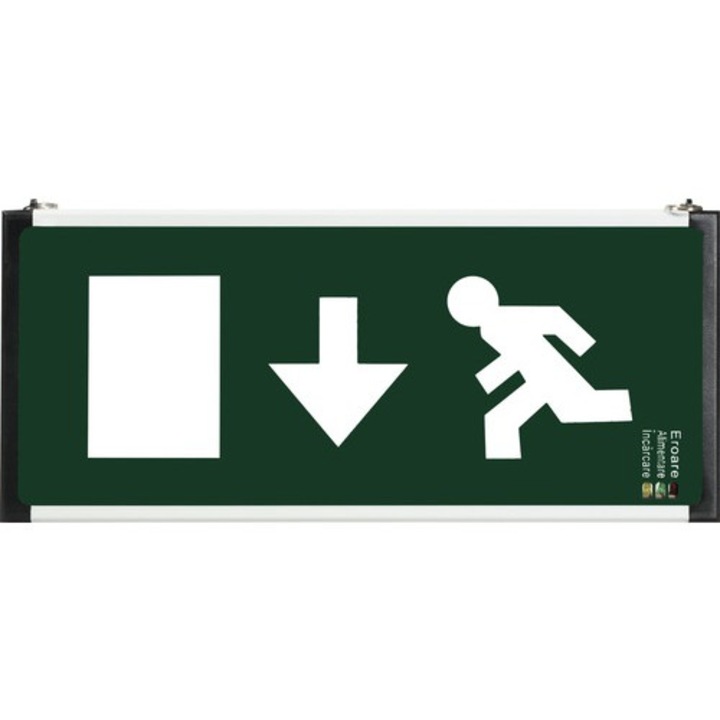 Indicator luminos sageata in jos Novelite 3W pentru evacuare de urgenta