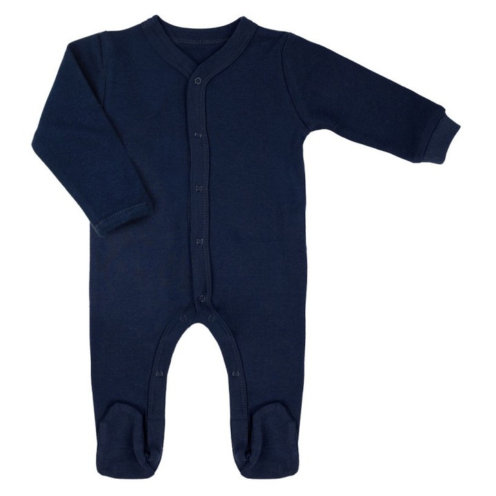 Pajacifier pentru sugari din bumbac albastru marin Nicol, Bleumarin