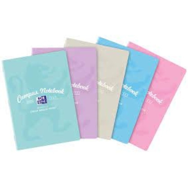 Caiet A4, 60 pagini, 90g, pastel, set