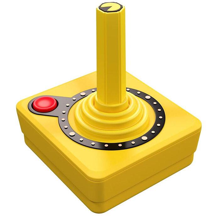 Consola de jocuri retro Atari 2600+ Pac-Man Edition Console, joystick CX40+, Galben