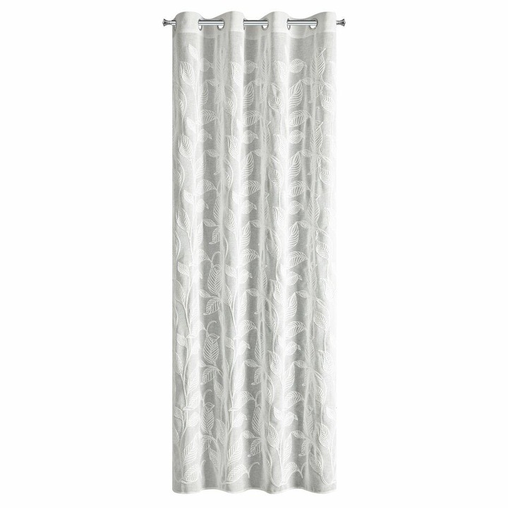 Готова Завеса, Eurofirany, Holi, 140x250см, Бяла, Бохо и Класически Стил
