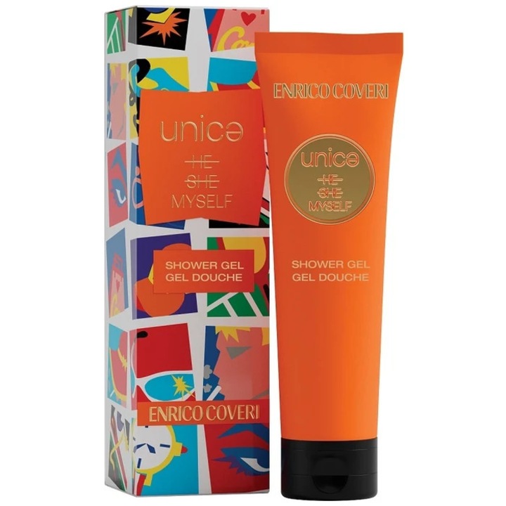 Enrico Coveri He She Myself tusfürdő, uniszex, 300 ml, kíméletes tisztítás, modern illat