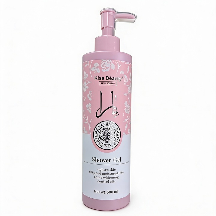 SADOER Kiss Beauty tusfürdő, 500 ml, uniszex, kímélő formula, pumpás kiszerelés