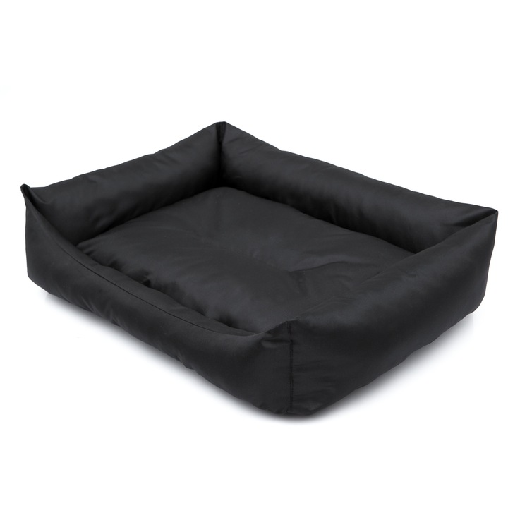 Culcus pentru caini BJIRD, waterproof, 62x43cm, negru, material Oxford