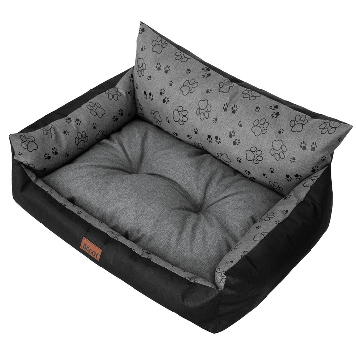 Culcus pentru caini BJIRD, Joker Lite, 106x80cm, waterproof, lavabil, grafit
