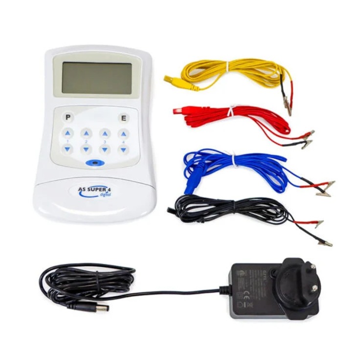 Electrostimulator Portabil Schwa-Medico, AS SUPER 4 DIGITAL, 4 Canale, TENS EMS, Compact, 120x60x25mm