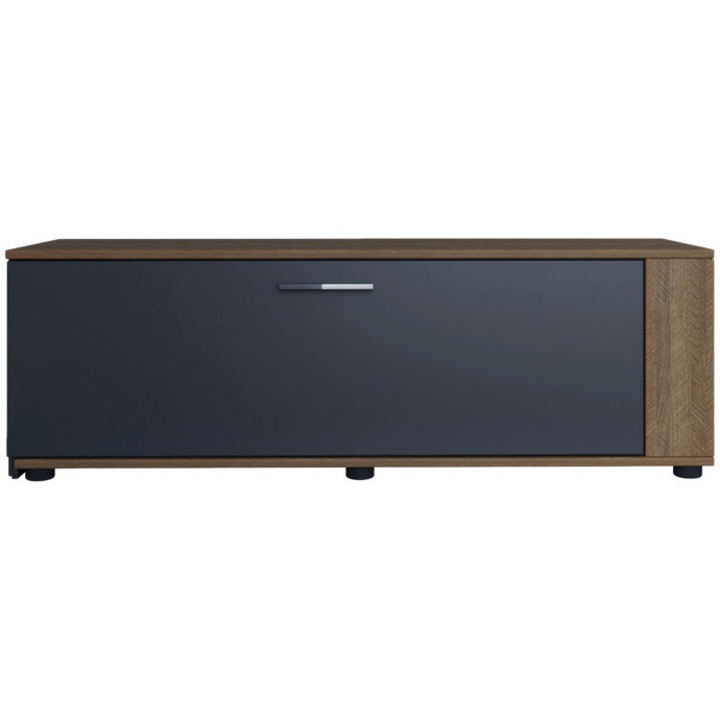 Comoda TV Irim Modular, lungime ajustabila 122.2-192.2X35X40 cm, culoare graphite/pesaro