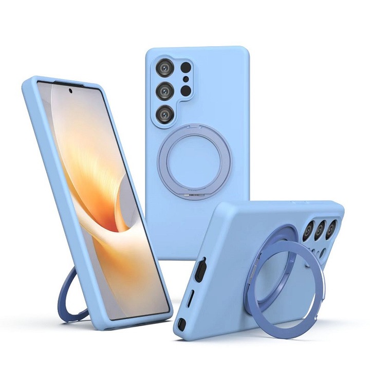 Калъф за телефон Samsung Galaxy S26 Ultra, защита от удар, тънък дизайн, церулеум синьо