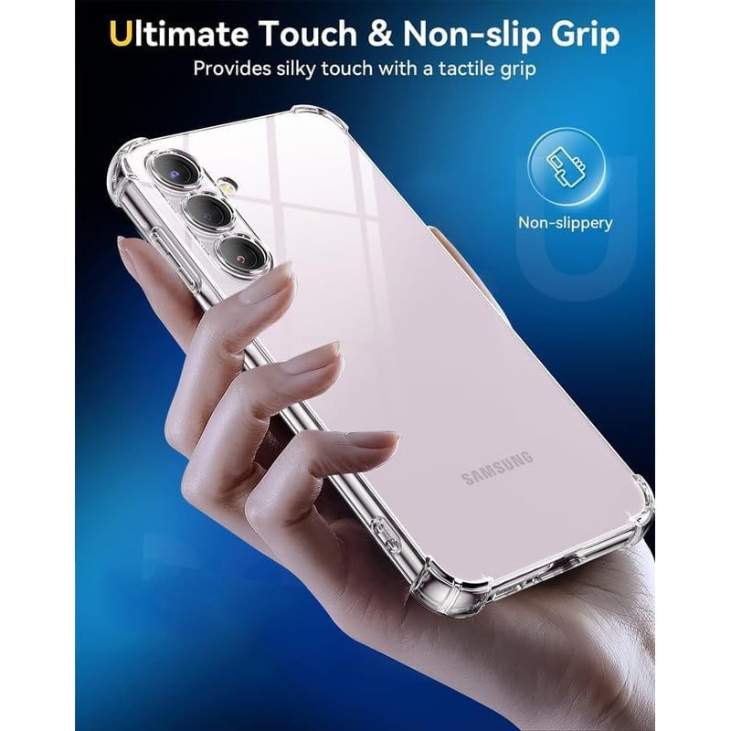 Husa pentru Samsung Galaxy A57 Slim Anti-Shock 1.5mm reinforced 4 corners, transparent