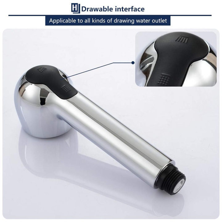 Spray pentru robinet de bucatarie, dual-functie, 22x8x6cm, anti-poluare, usor de instalat, set de 1 bucata