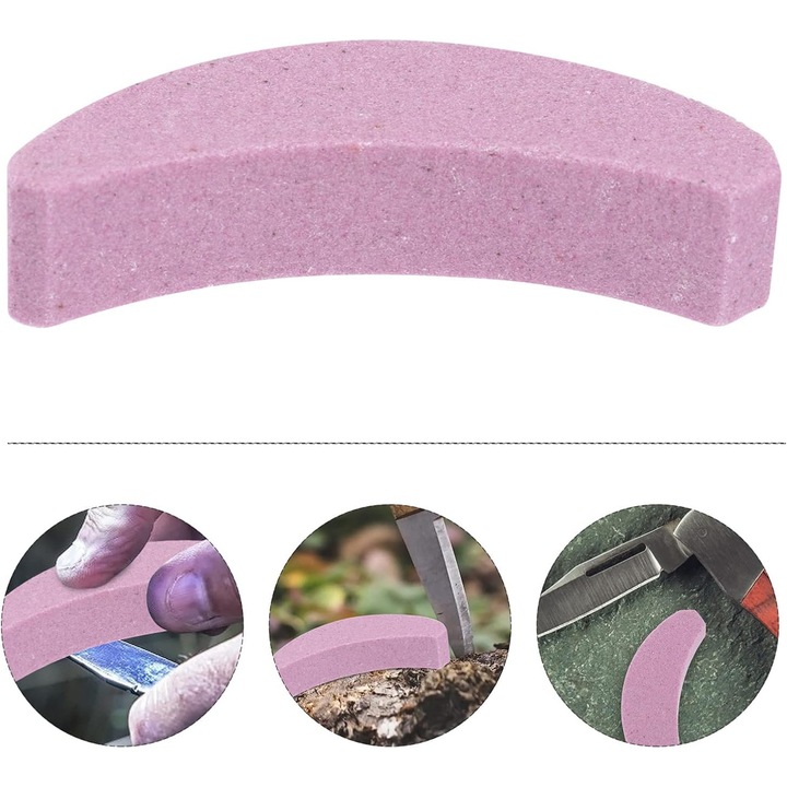 Set 10 bucati piatra ascutit dinti fierastrau cu lant, unelte ascutit, metoda rapida, usor de utilizat