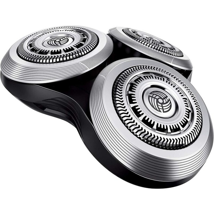 Borotvafej, Philips SH90 S9000 RQ10 RQ1250 RQ12 RQ1280 RQ1180 RQ11 kompatibilis, fekete, mérete 9x9x2cm