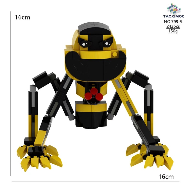 Конструктор Poppy's Playtime 4, 799-5 Frog Lich, 20x30см