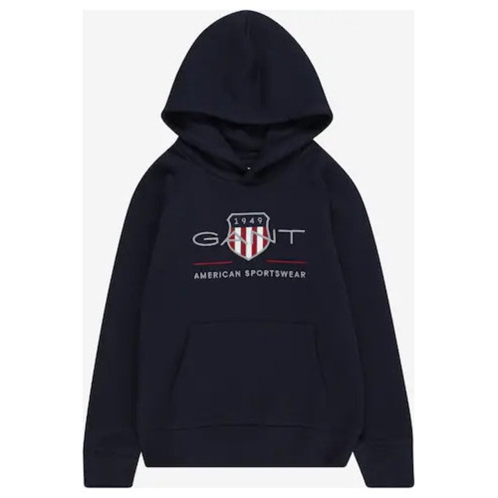 Детски суичър с качулка Archive Shield, 122-128 см, 7-8 години