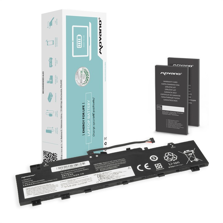Baterie laptop, Movano, L19L3PF7, pentru IdeaPad 5 14ALC05 14ITL05 14IIL05 14ARE