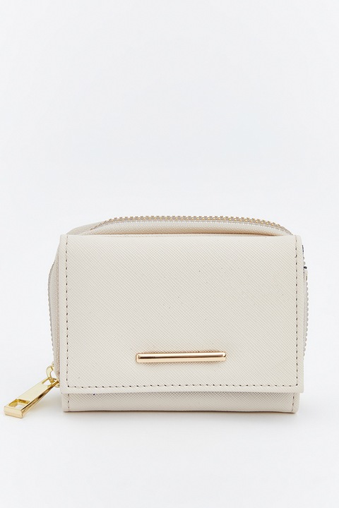 LC WAIKIKI, Portofel cu buzunare multiple, Alb fildes