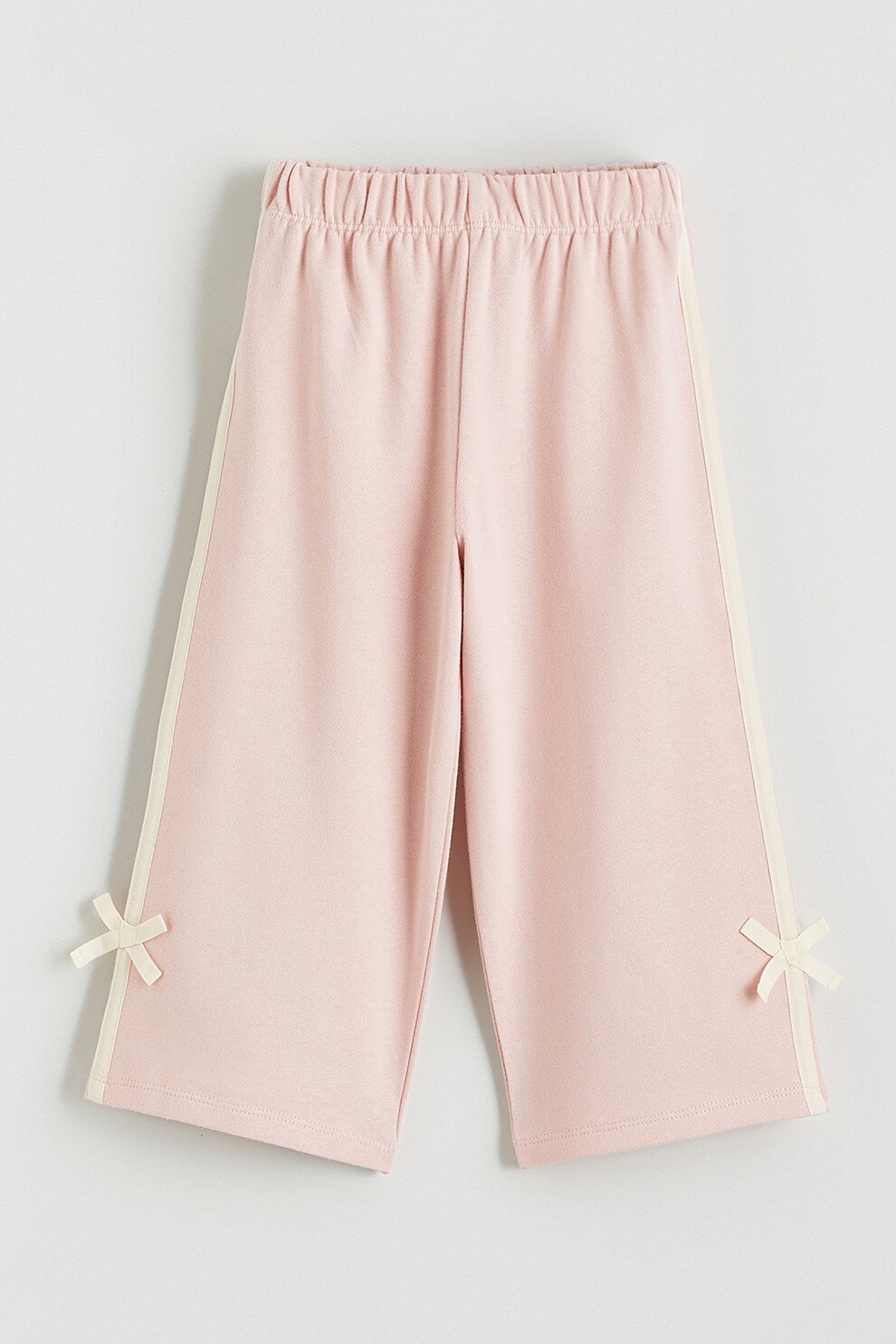 LC WAIKIKI, Pantaloni de trening cu croiala ampla si funde laterale, Roz, 80-92 CM