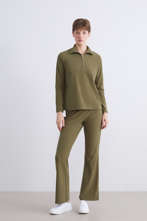 LC WAIKIKI, Pantaloni slim fit evazati, Kaki