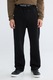 LC WAIKIKI, Pantaloni de trening din amestec de bumbac cu snur, Negru, S