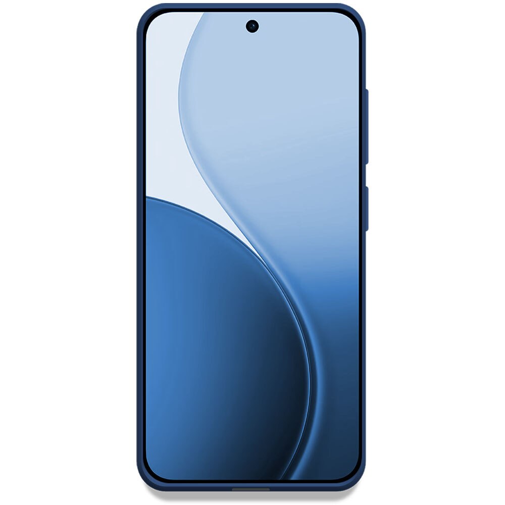 Husa pentru Oppo Reno 14F 5G / Reno14 FS, Color Shield, Interior de catifea, Suprafata aderenta, Protectie antisoc, Margini ridicate, Regular Fit, Silicon, Albastru inchis