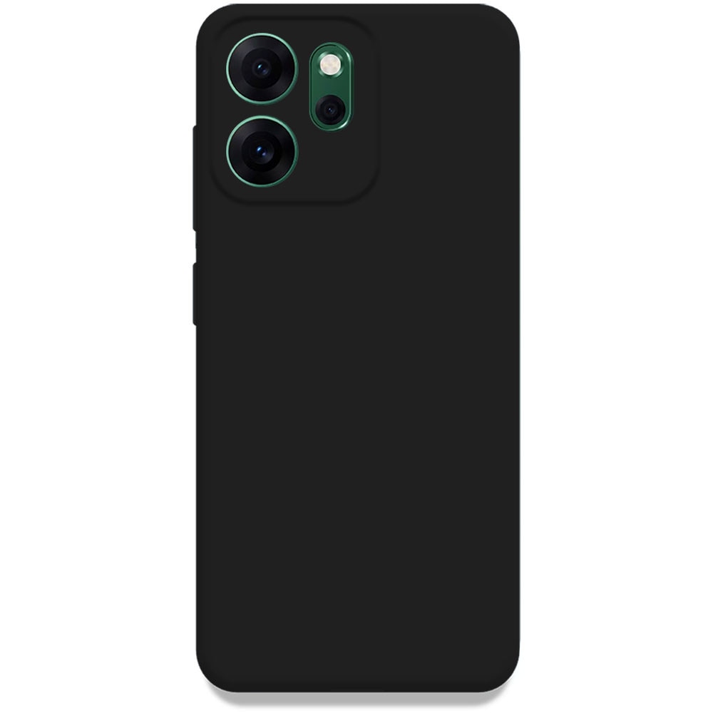 Husa pentru Oppo Reno 14F 5G / Reno14 FS, Color Shield, Interior de catifea, Suprafata aderenta, Protectie antisoc, Margini ridicate, Regular Fit, Silicon, Negru