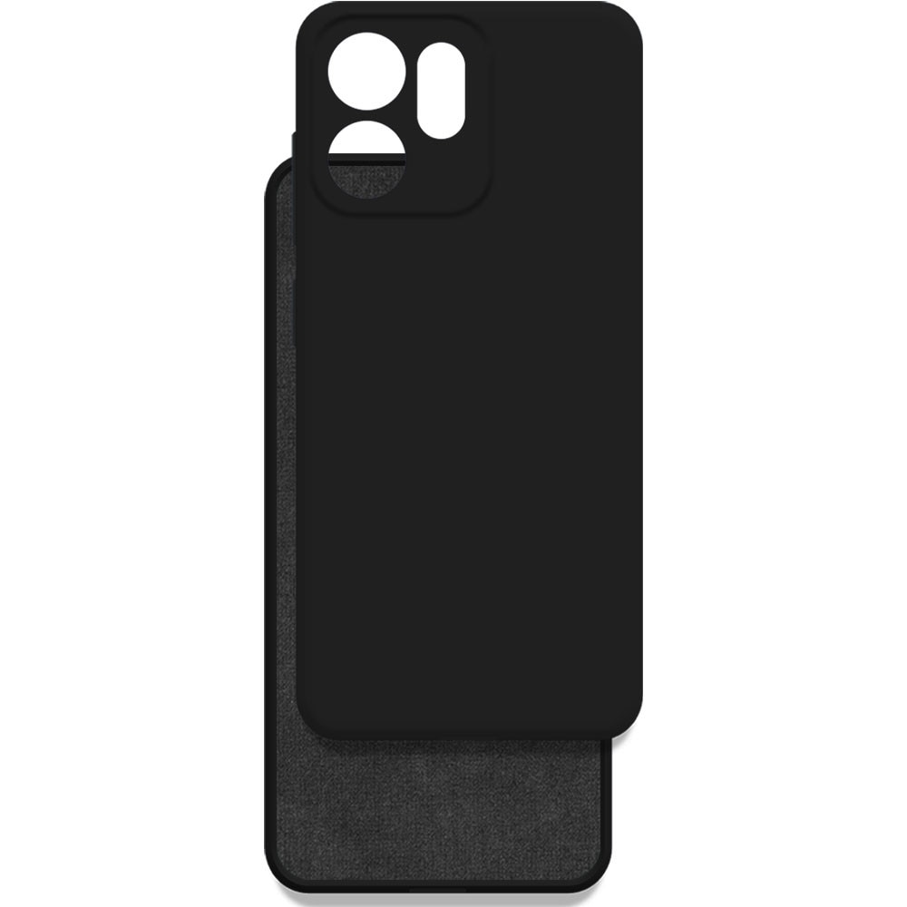 Husa pentru Oppo Reno 14F 5G / Reno14 FS, Color Shield, Interior de catifea, Suprafata aderenta, Protectie antisoc, Margini ridicate, Regular Fit, Silicon, Negru