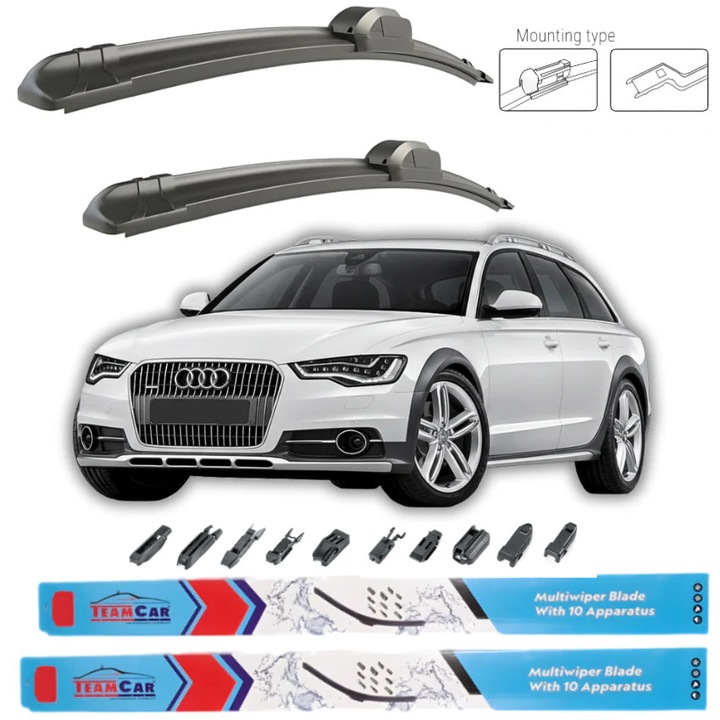 Stergatoare Audi A6 (Allroad 4GH) 2012-2014 – Set fata Flat