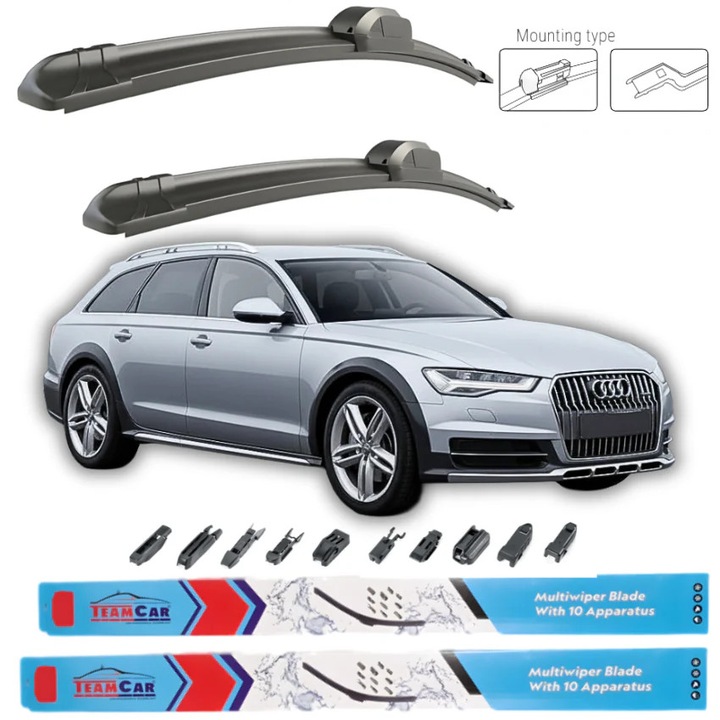 Stergatoare Audi A6 (Allroad 4GH) 2014-2018 – Set fata Flat